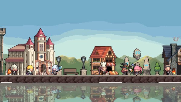 Crusaders Quest : Hero Town screenshot 1