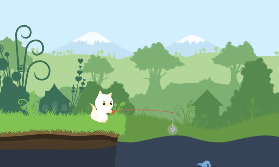 Cat Goes Fishing screenshot 1